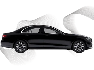 Berline noire de SK AUTODECO avec chauffeur VTC à Lyon