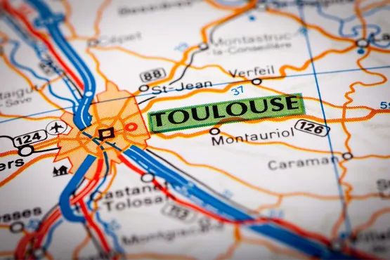 Véhicule Centrale VTC Toulouse pour un trajet en Occitanie
